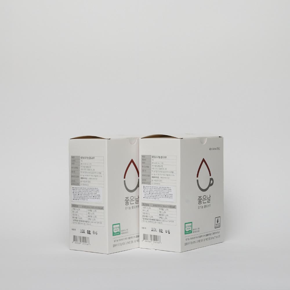 좋은날 유기농 콜드브루 파우치 선물세트 40ml*24개입-성미산 좋은날 협동조합-차세대 판로플랫폼 스토어(STORE) 36.5