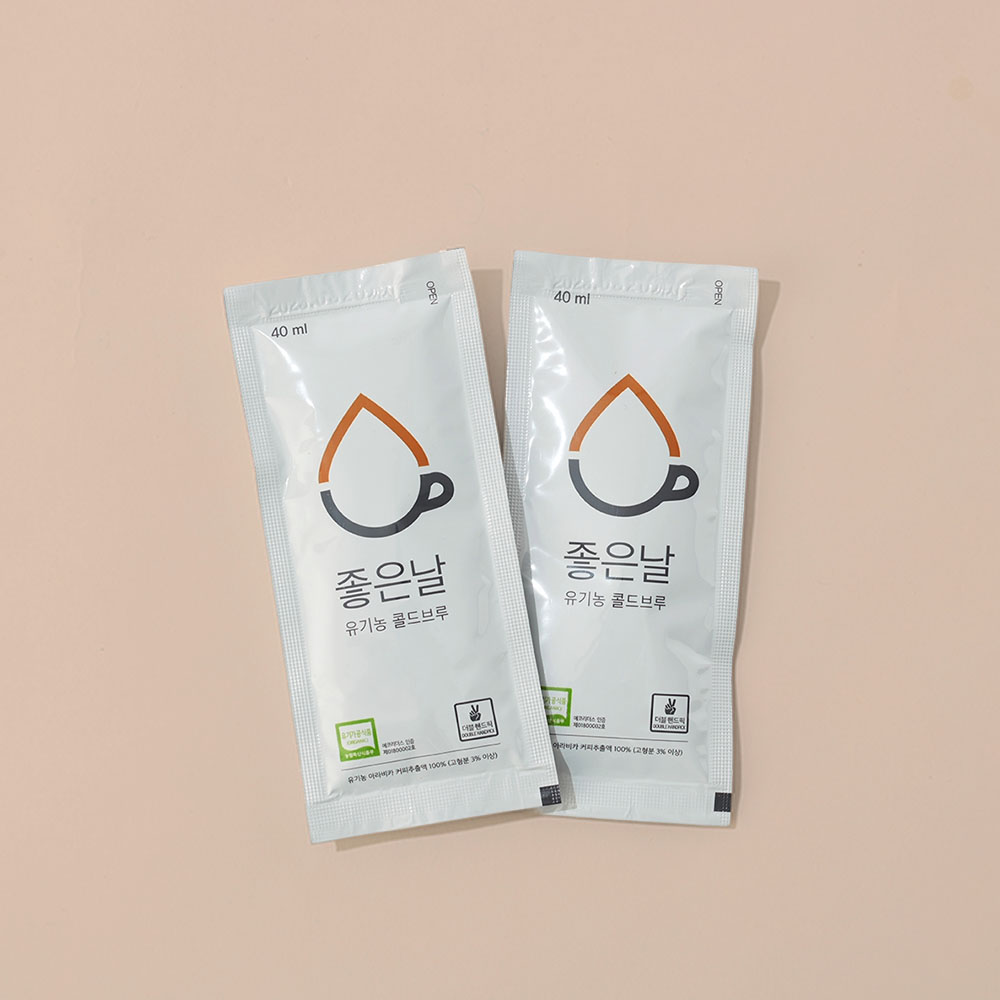 좋은날 유기농 콜드브루 파우치 선물세트 40ml*24개입-성미산 좋은날 협동조합-차세대 판로플랫폼 스토어(STORE) 36.5