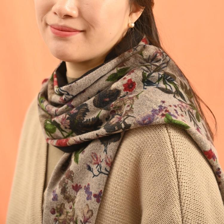 목화송이 삼각기모머플러