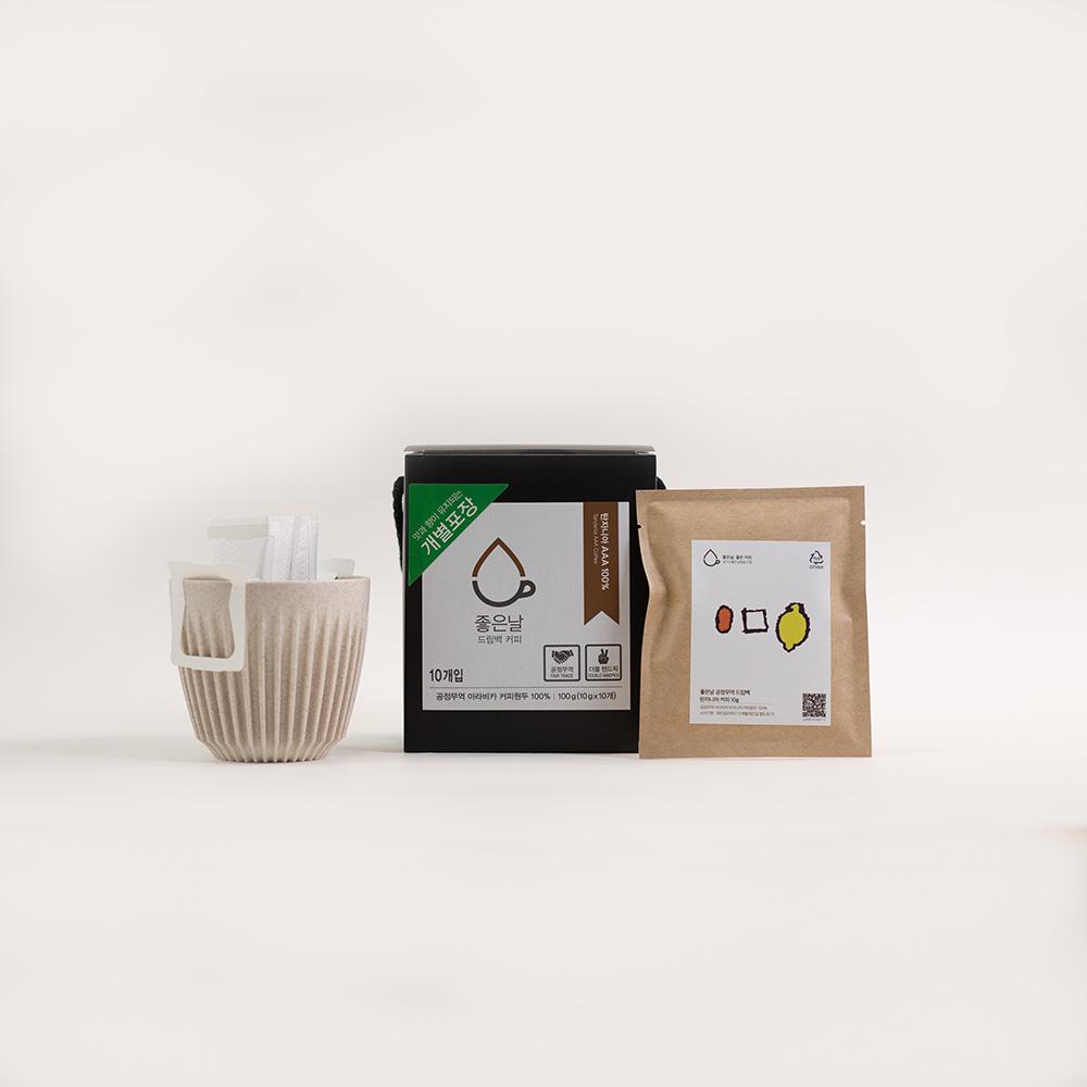 좋은날 공정무역 탄자니아 드립백 커피 10개/1박스-성미산 좋은날 협동조합-차세대 판로플랫폼 스토어(STORE) 36.5