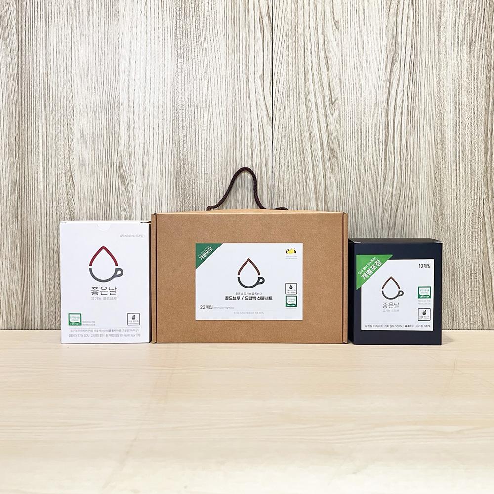 좋은날 유기농 콜드브루/드립백 커피 선물세트 22개/2박스-성미산 좋은날 협동조합-차세대 판로플랫폼 스토어(STORE) 36.5