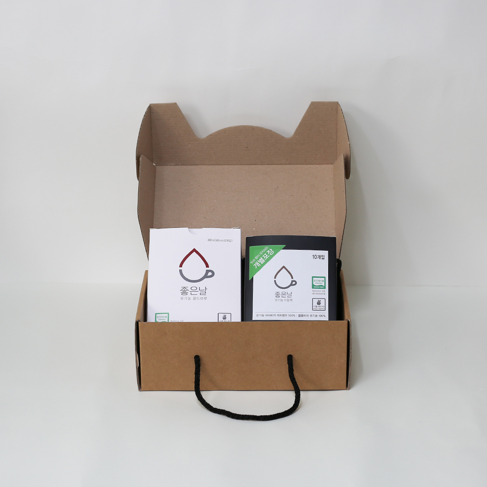 좋은날 유기농 콜드브루 & 드립백 선물세트 40ml/12개입, 10g/10개입-성미산 좋은날 협동조합-차세대 판로플랫폼 스토어(STORE) 36.5