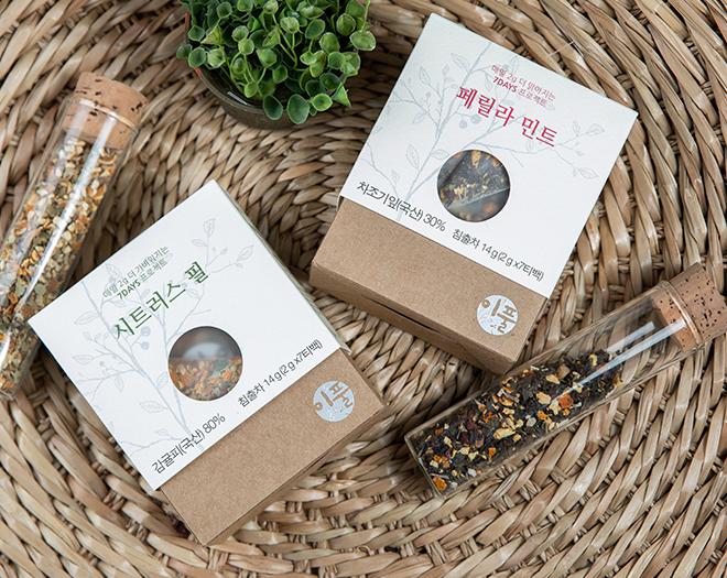 [이풀] 선물하기 좋은 향긋한 티세트, 시트러스필, 페릴라민트 (14티백)-이풀약초협동조합-차세대 판로플랫폼 스토어(STORE) 36.5