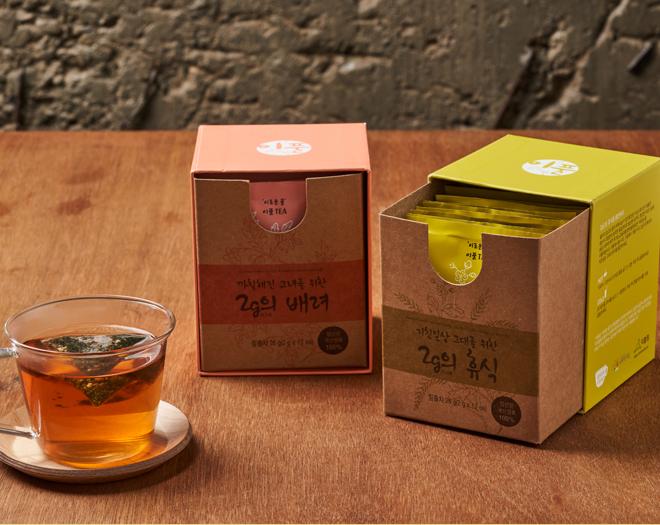 [이풀]선물하기 좋은 프리미엄 약초블렌딩티 2g의 휴식 2g의 배려 세트 (2g*24티백)-이풀약초협동조합-차세대 판로플랫폼 스토어(STORE) 36.5