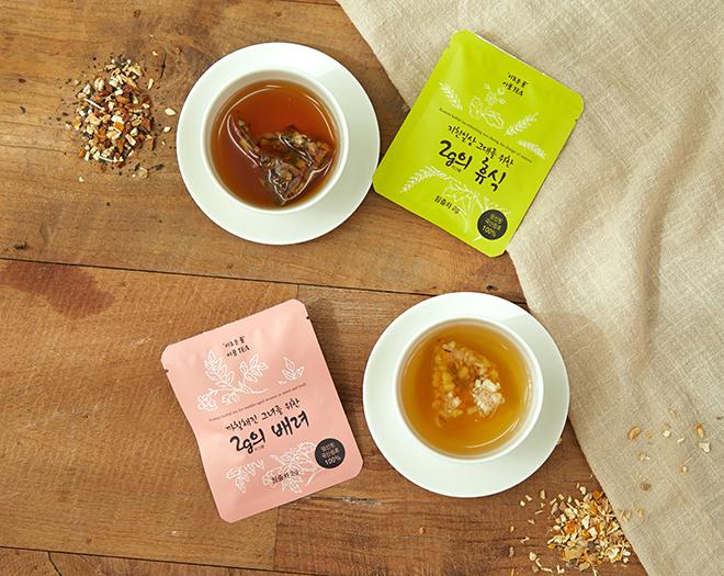 [이풀]선물하기 좋은 프리미엄 약초블렌딩티 2g의 휴식 2g의 배려 세트 (2g*24티백)-이풀약초협동조합-차세대 판로플랫폼 스토어(STORE) 36.5