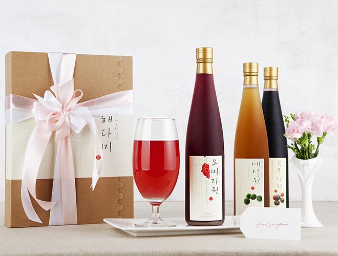 해다미 발효원액 오미자+매실+복분자 세트-사회복지법인다운회아름다운-차세대 판로플랫폼 스토어(STORE) 36.5