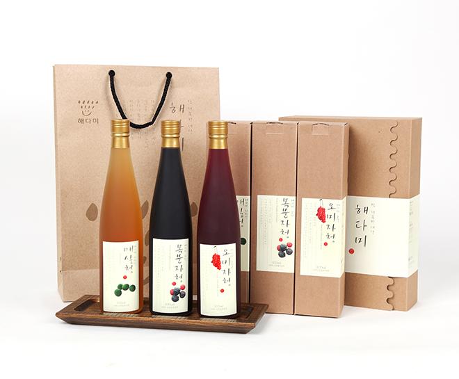 해다미 발효원액 오미자+오디+매실 세트