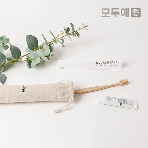 모두애 칫솔 치약 세트 (제로 웨이스트) - 최소구매수량 100개