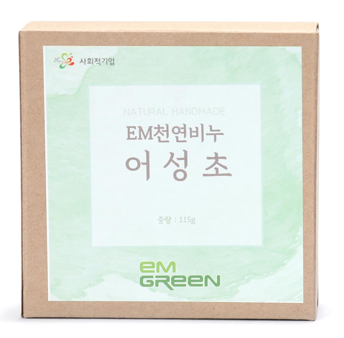 EM천연 미용비누 6종 (어성초/살구자소엽/진주황토/비타민나무/유아아토/클로렐라)