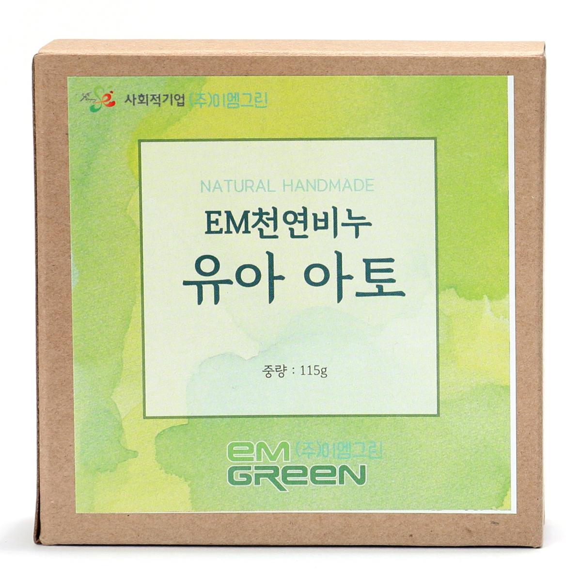 EM천연 미용비누 6종 (어성초/살구자소엽/진주황토/비타민나무/유아아토/클로렐라)