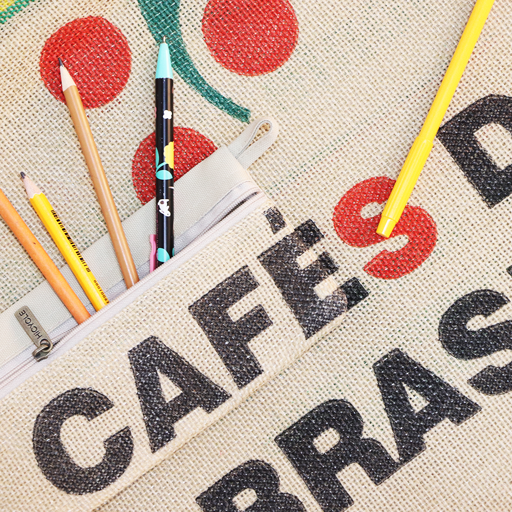 [Dadum:e]  커피자루 업사이클링 필통 케이스