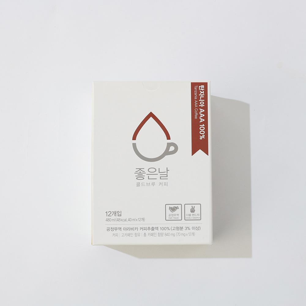 좋은날 유기농/공정무역 콜드브루 커피 파우치 선물세트 40ml*24개입-성미산 좋은날 협동조합-차세대 판로플랫폼 스토어(STORE) 36.5