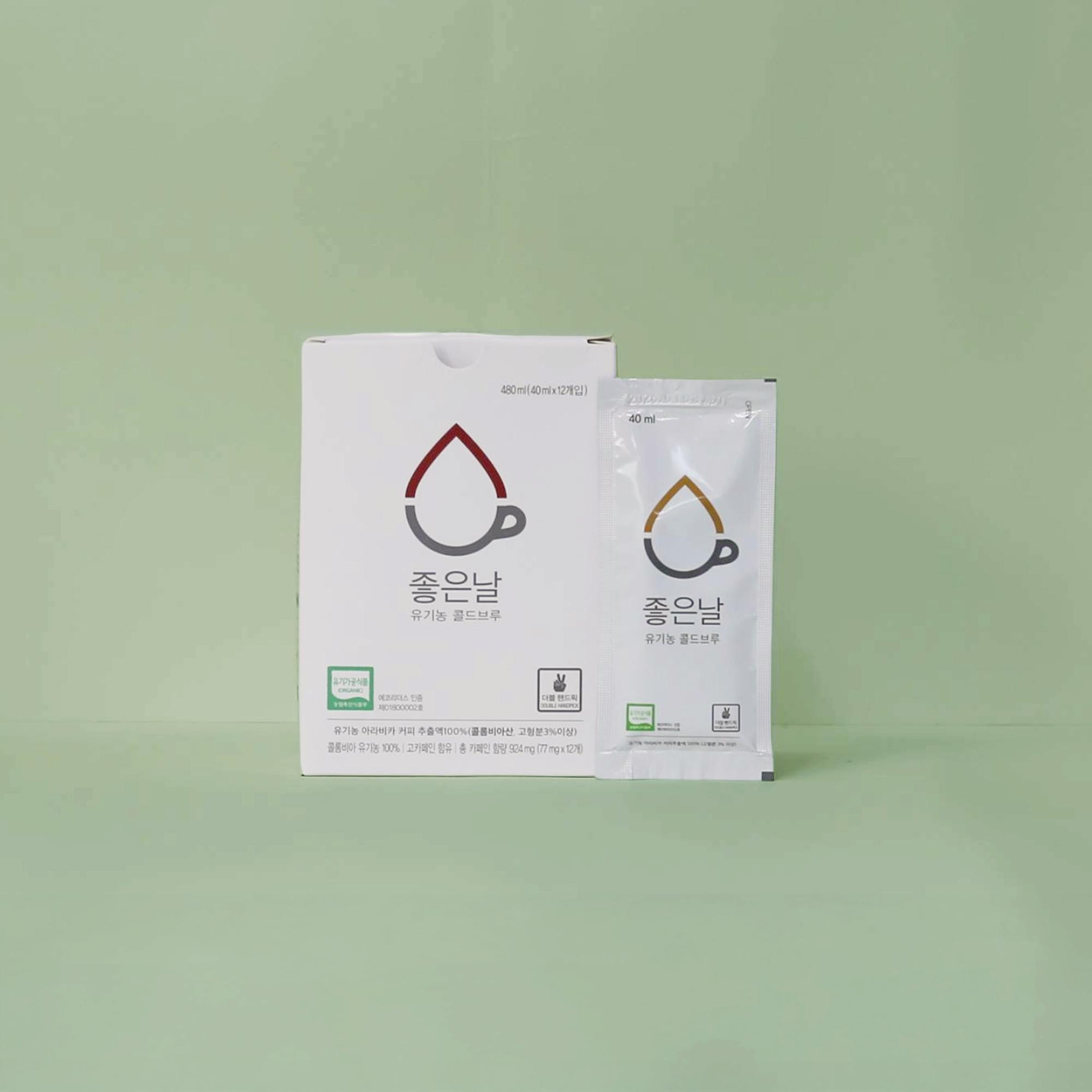 좋은날 유기농 & 공정무역 콜드브루 파우치 선물세트 40ml*24개입-성미산 좋은날 협동조합-차세대 판로플랫폼 스토어(STORE) 36.5