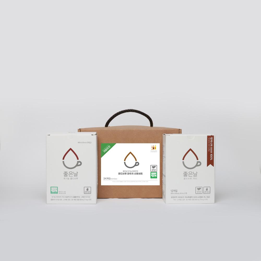 좋은날 유기농 콜드브루 파우치 선물세트 40ml*24개입-성미산 좋은날 협동조합-차세대 판로플랫폼 스토어(STORE) 36.5