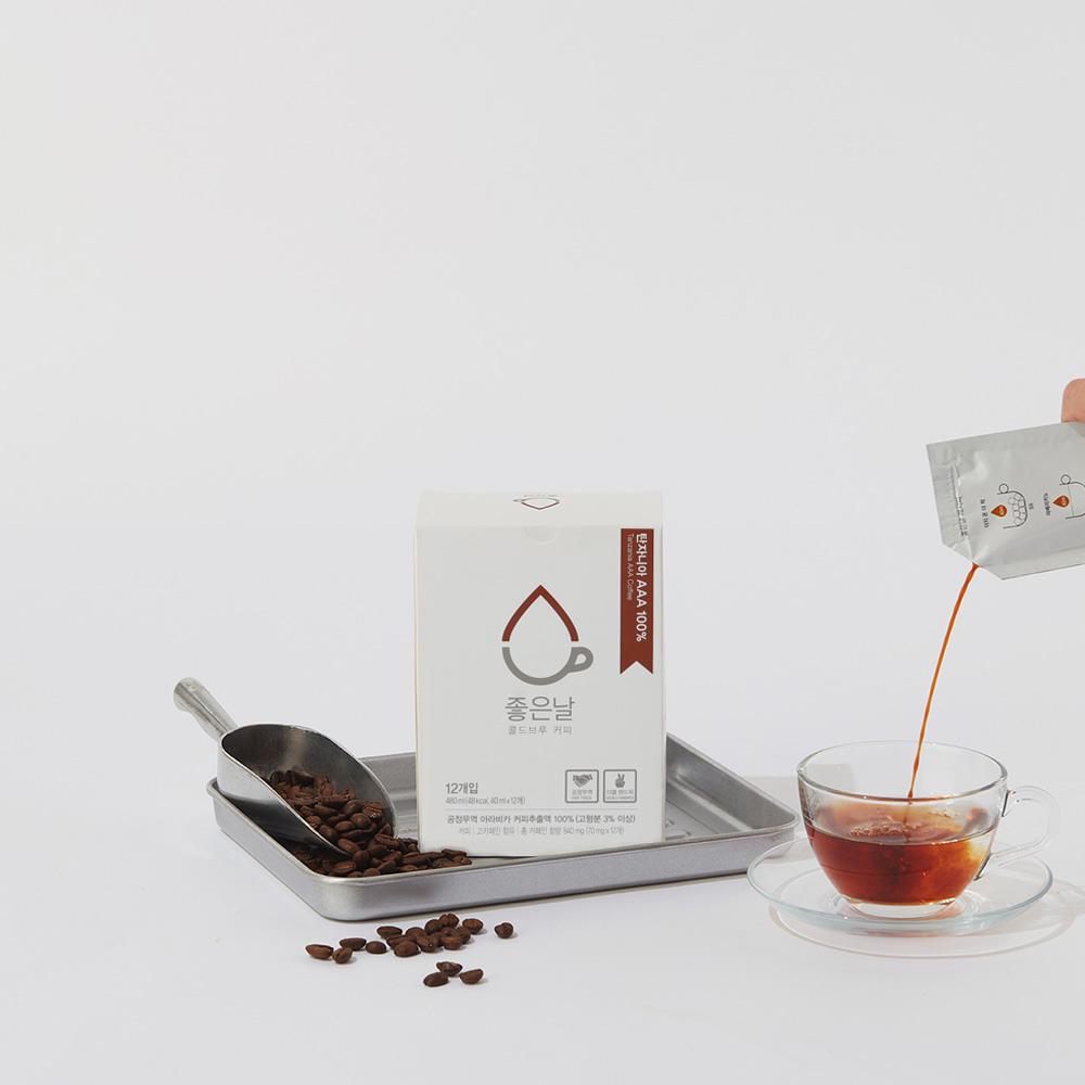 좋은날 유기농/공정무역 콜드브루 커피 파우치 선물세트 40ml*24개입-성미산 좋은날 협동조합-차세대 판로플랫폼 스토어(STORE) 36.5