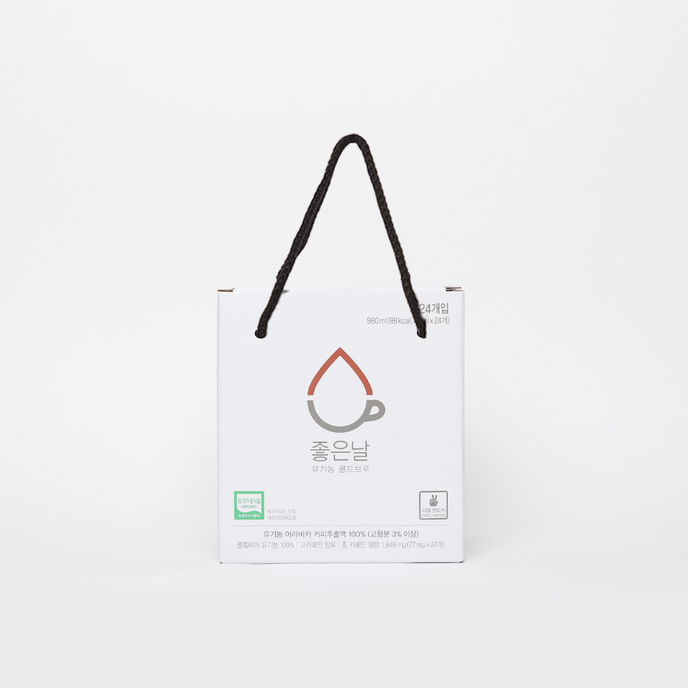 좋은날 유기농 콜드브루 파우치 선물세트 40ml*24개입-성미산 좋은날 협동조합-차세대 판로플랫폼 스토어(STORE) 36.5