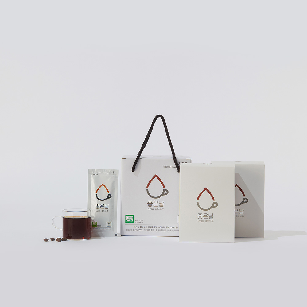 좋은날 유기농 콜드브루 파우치 선물세트 40ml*24개입-성미산 좋은날 협동조합-차세대 판로플랫폼 스토어(STORE) 36.5