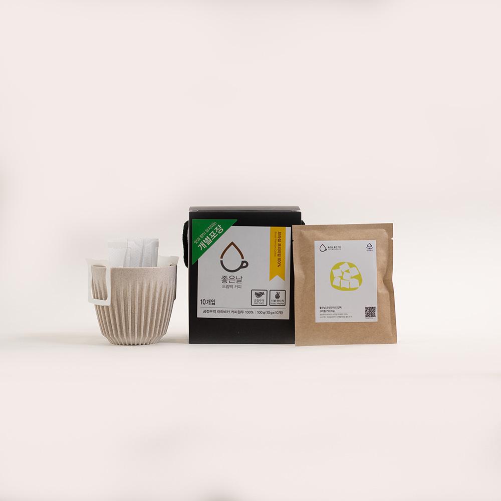 좋은날 공정무역 브라질 드립백 커피 10개/1박스-성미산 좋은날 협동조합-차세대 판로플랫폼 스토어(STORE) 36.5
