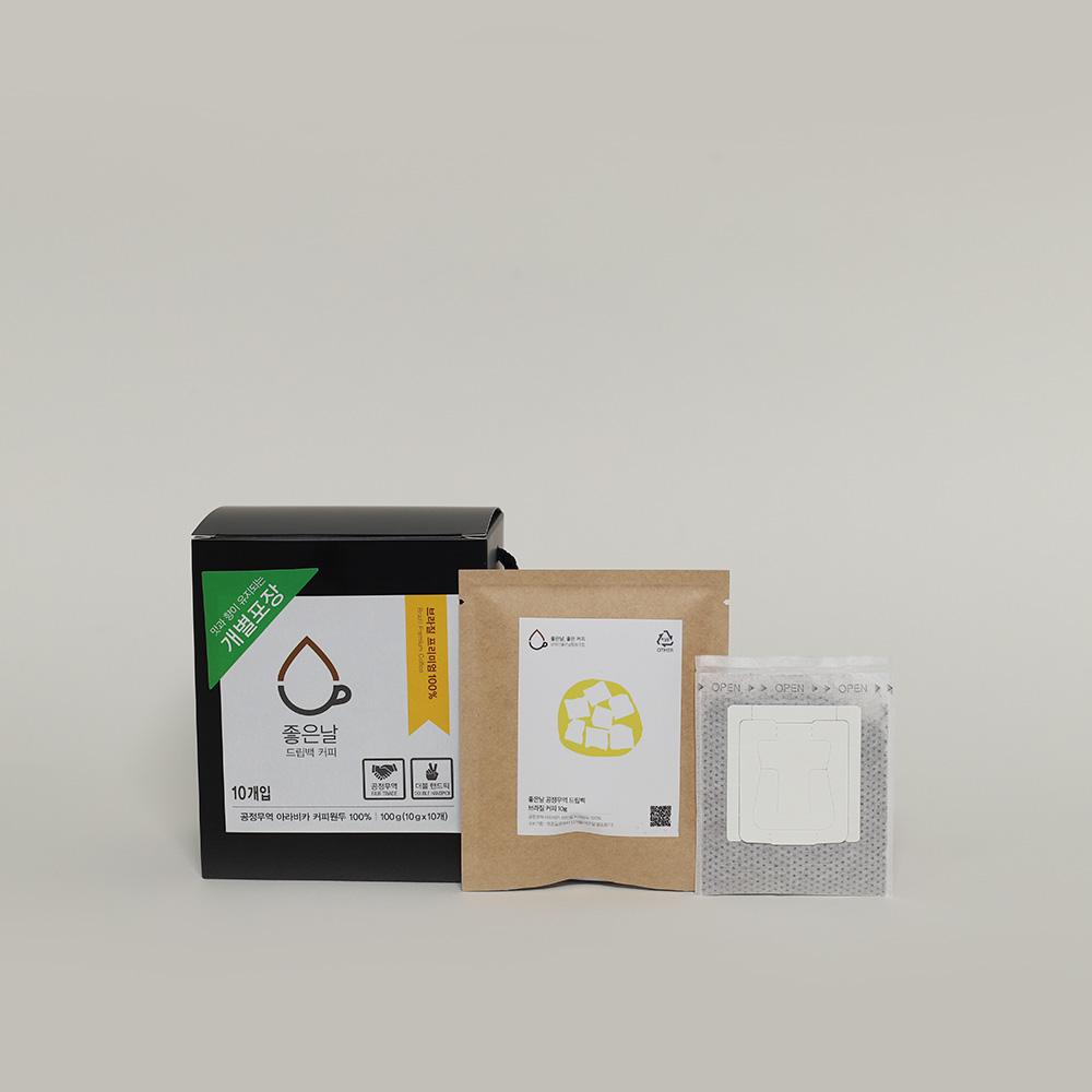 좋은날 공정무역 브라질 드립백 커피 10개/1박스-성미산 좋은날 협동조합-차세대 판로플랫폼 스토어(STORE) 36.5