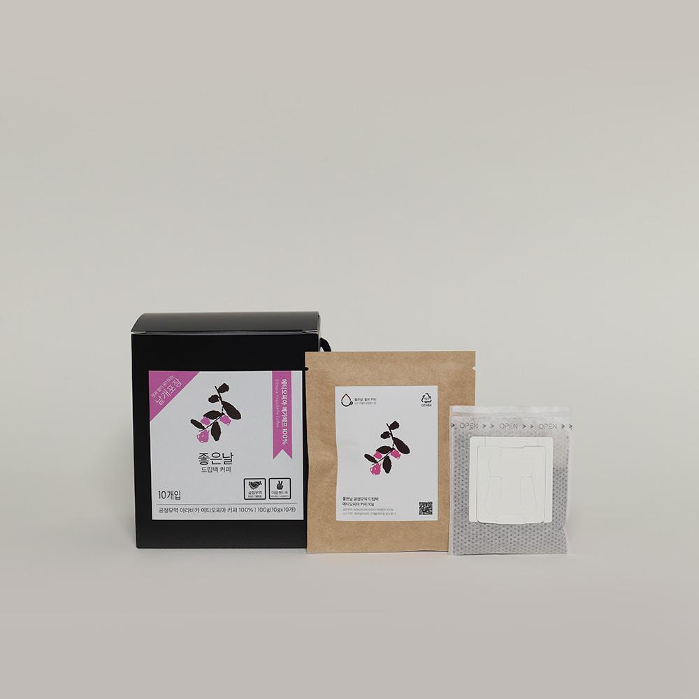 좋은날 공정무역 에티오피아 드립백 커피 10개/1박스-성미산 좋은날 협동조합-차세대 판로플랫폼 스토어(STORE) 36.5