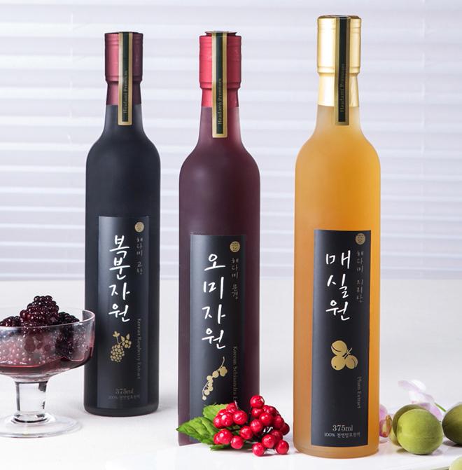 해다미 프리미엄 발효원액 오미자+매실+복분자 세트