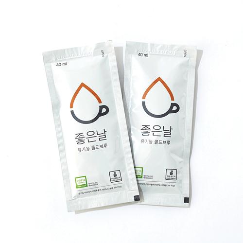 좋은날 유기농 콜드브루 파우치 40ml*12개입-성미산 좋은날 협동조합-차세대 판로플랫폼 스토어(STORE) 36.5
