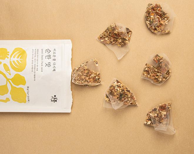 [이풀]담백깔끔한맛 천연육수, 이풀 다시팩 3종(담백한맛/감칠맛/순한맛, 3g 10팩)-이풀약초협동조합-차세대 판로플랫폼 스토어(STORE) 36.5