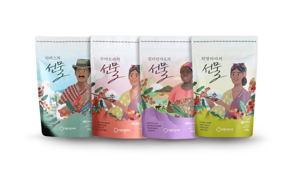 아름다운커피 선물시리즈 원두커피