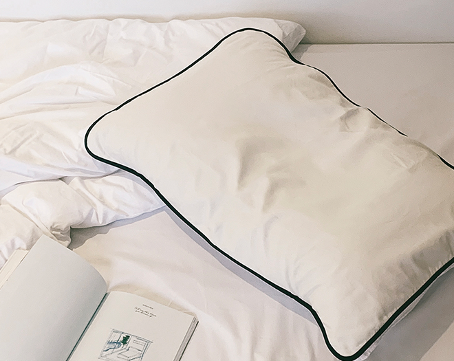 의식주의 유기농 순면 베개 커버 2장 세트