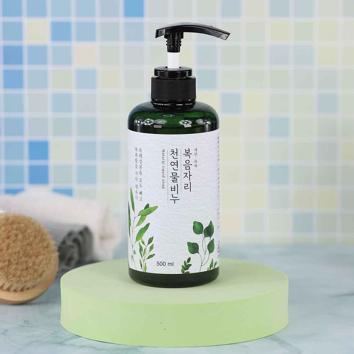 복음자리 천연물비누 500ml 세안목욕 동시사용 온가족 민감피부 천연 바디워시