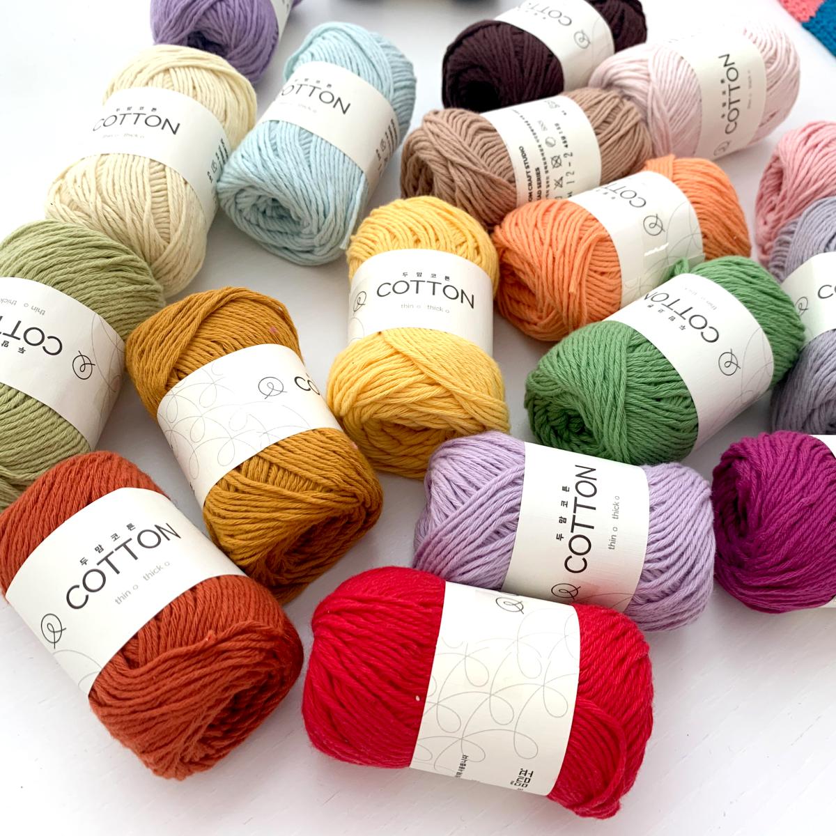 고급 뜨개사-순면100% 무표백 45g