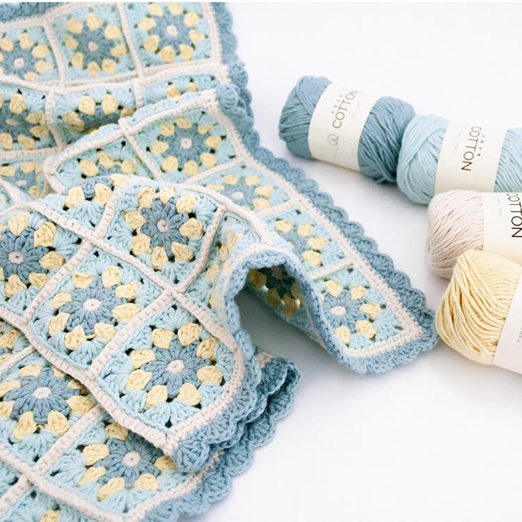 모티브 블랭킷(블루) DIY패키지