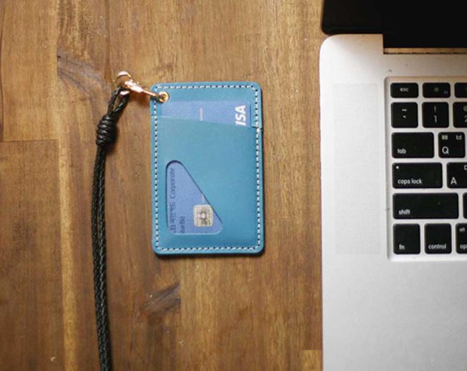 레더스쿨 가죽공예 DIY 카드 목걸이 케이스 집콕취미 키트