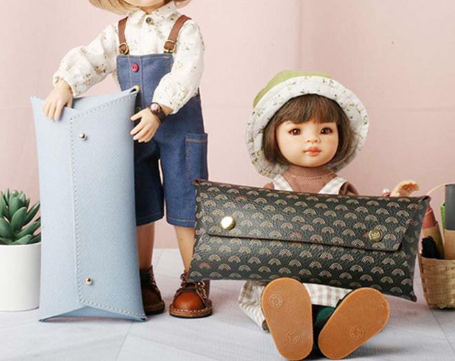 레더스쿨 가죽공예 DIY 키트 만능 가죽 파우치 필통