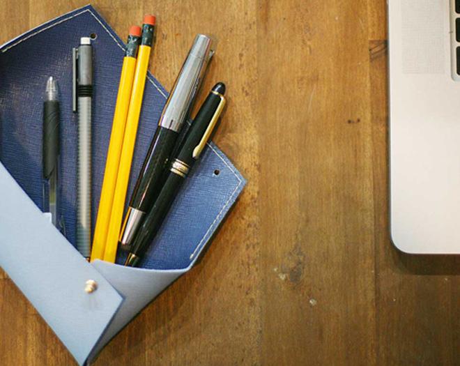 레더스쿨 가죽공예 DIY 키트 만능 가죽 파우치 필통