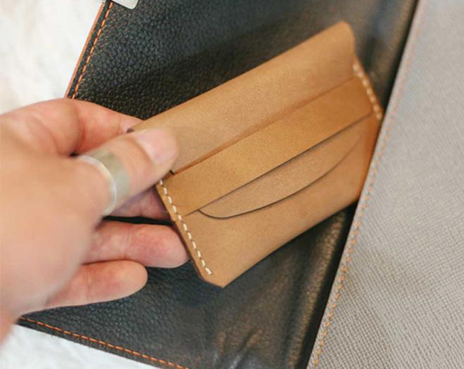 레더스쿨 띠 카드 지갑 가죽공예 DIY 키트