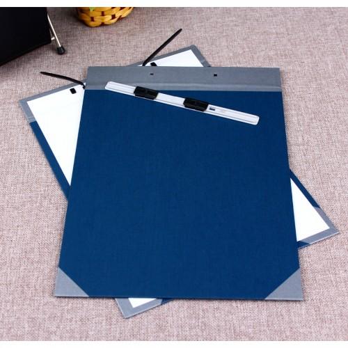 A4문서보존책표지_화스너(청색/가로)_(10세트/속)