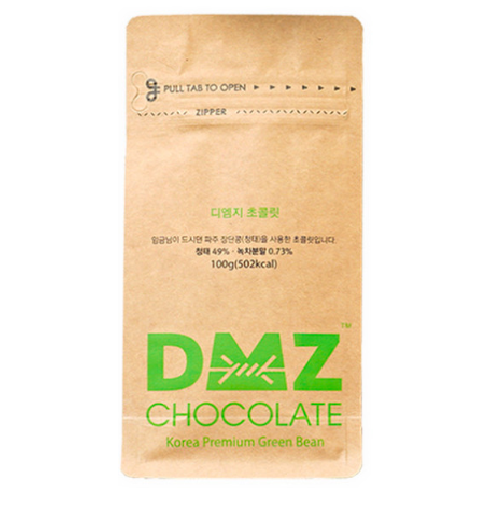 [초특가] [DMZ 드림푸드] 파우치 장단콩 초콜릿 (밀크 서리태, 화이트 백태, 녹차 청태, 오렌지 약콩) 100g