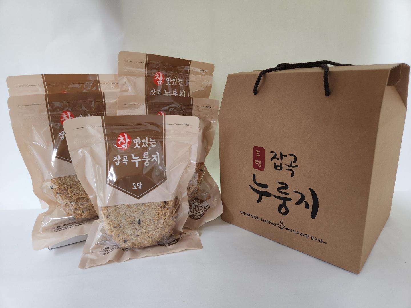 도담 맛있는 잡곡누룽지(원형) 선물세트