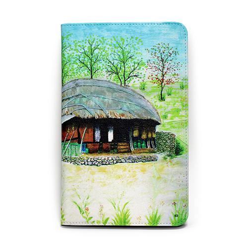 노트폴리오_초가집_비건레더_친환경 한지 커버_주문제작