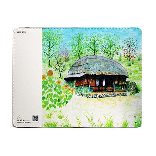 노트폴리오_초가집_비건레더_친환경 한지 커버_주문제작