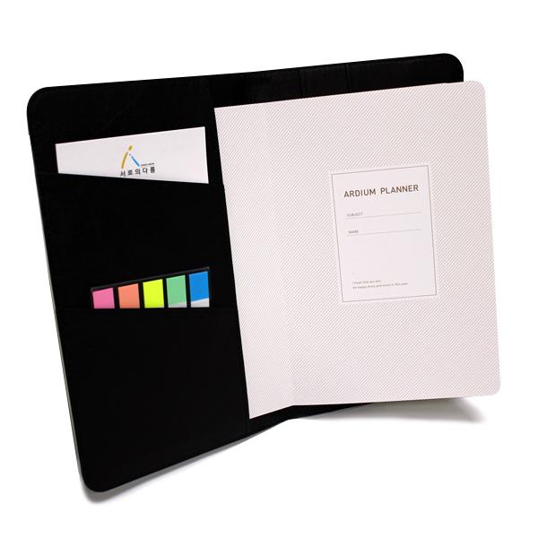 노트폴리오_초가집_비건레더_친환경 한지 커버_주문제작