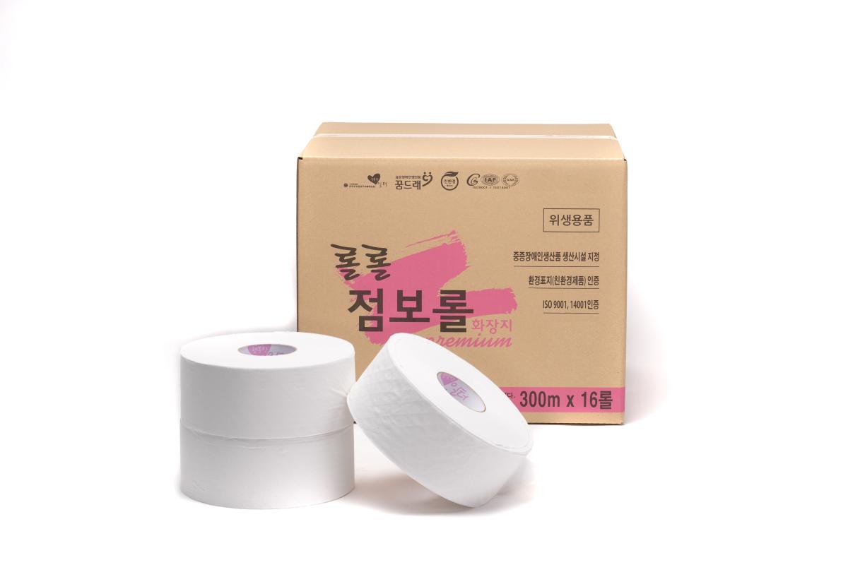 롤롤점보롤300m 2겹 16롤-행복한일터-차세대 판로플랫폼 스토어(STORE) 36.5