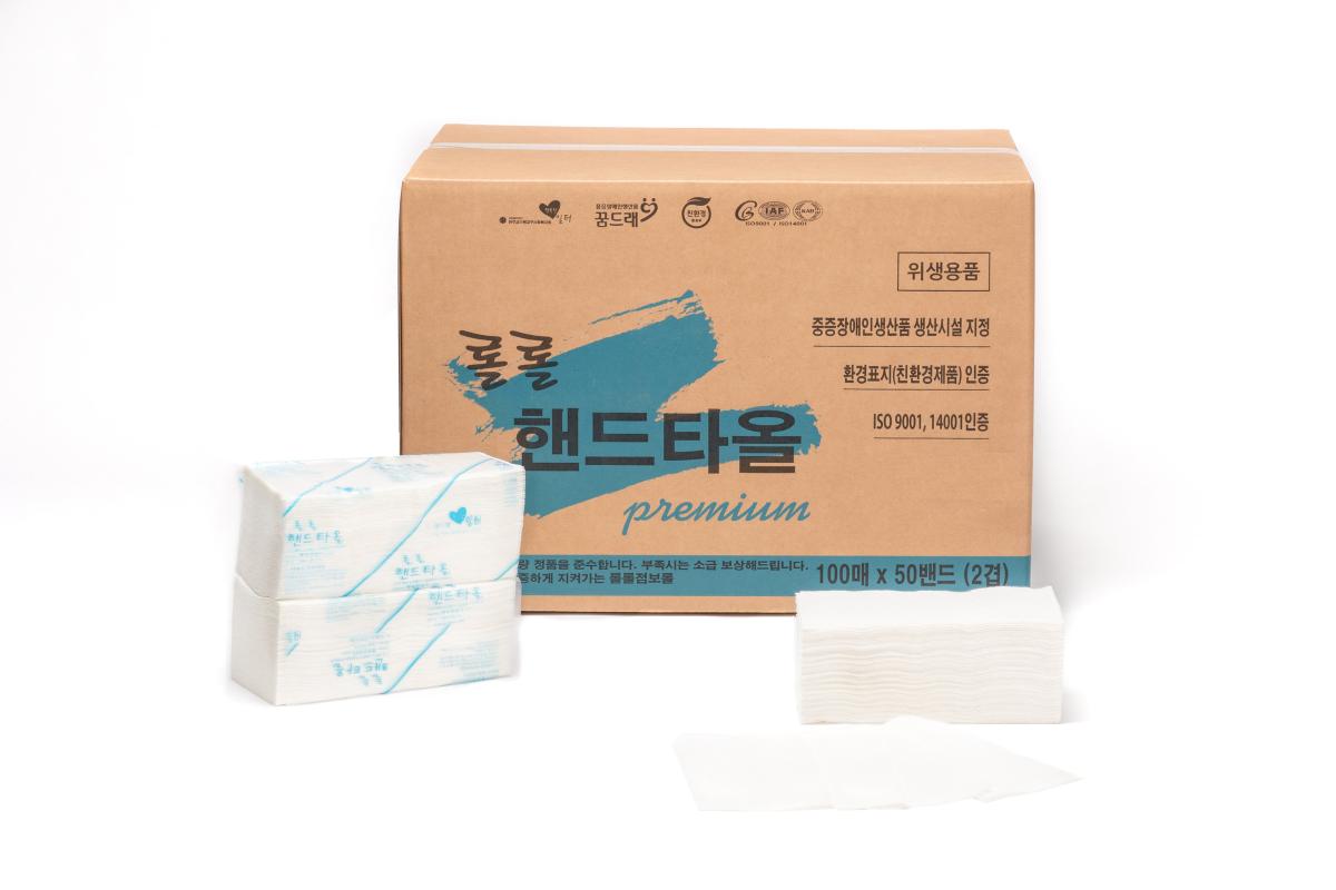롤롤 핸드타올 고급형 5000매-행복한일터-차세대 판로플랫폼 스토어(STORE) 36.5