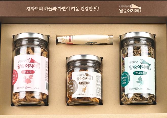 강화특산차 3종세트-왈순아지매 농업회사법인 주식회사  -차세대 판로플랫폼 스토어(STORE) 36.5