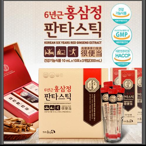 6년근 홍삼정 판타스틱 10ml x 30포-고려홍삼원 주식회사-차세대 판로플랫폼 스토어(STORE) 36.5