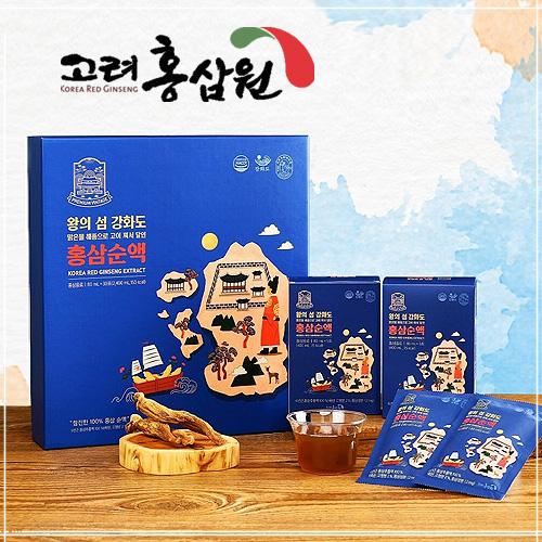 왕의섬 강화도 홍삼순액 50ml x 30포-고려홍삼원 주식회사-차세대 판로플랫폼 스토어(STORE) 36.5