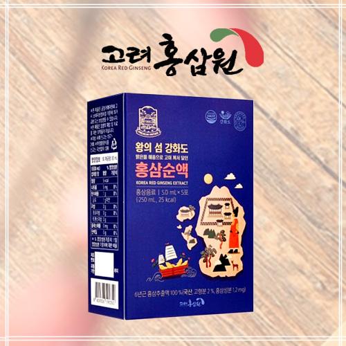 왕의섬 강화도 홍삼순액 50ml x 30포-고려홍삼원 주식회사-차세대 판로플랫폼 스토어(STORE) 36.5