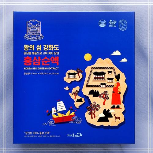 왕의섬 강화도 홍삼순액 50ml x 30포-고려홍삼원 주식회사-차세대 판로플랫폼 스토어(STORE) 36.5