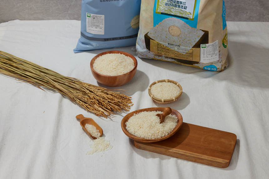 [인천로컬푸드] 강화도 유기농 백미(삼광) 4kg